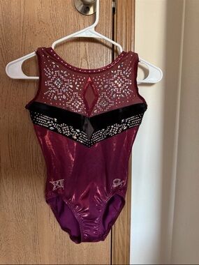 Oklahoma Sooners Big 12 Gymnastics Leotard GK Adult Small Owned By Athlete